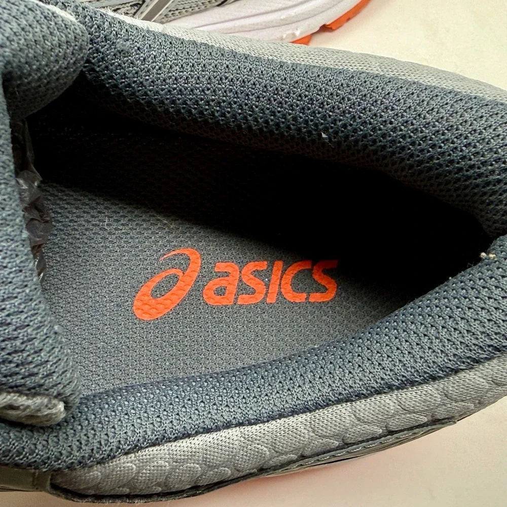 Asics GT-1000 6 Women's Size 8.5 Running Shoes Grey Orange Stability T7A9N - Picture 13 of 16